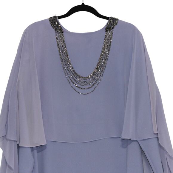 Tuay Lilac Purple Modest Hijabi Formal Maxi Dress Size 46 Large - Picture 5 of 12